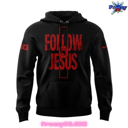 Ohio State Buckeyes Follow Jesus Black Hoodie