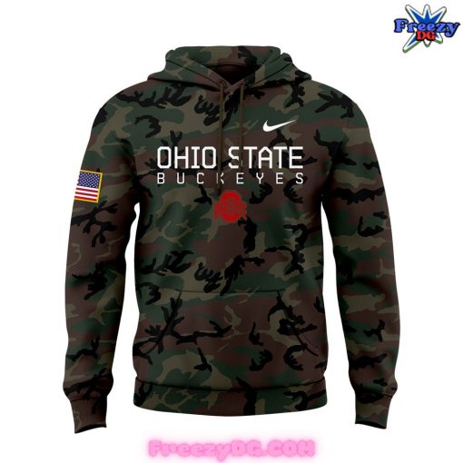 Ohio State Buckeyes Football 2024 Camo Hoodie