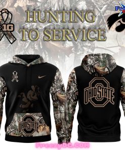 Ohio State Buckeyes Hunting to Service 2024 Camo Hoodie