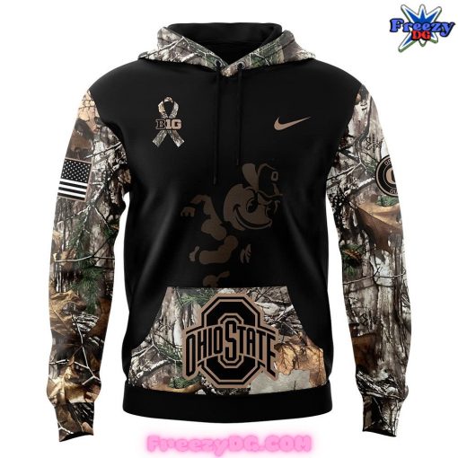 Ohio State Buckeyes Hunting to Service 2024 Camo Hoodie