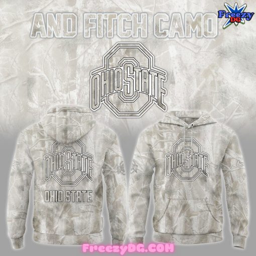 Ohio State Football And Fitch Special 2024 Camo Hoodie