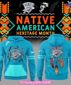 Oklahoma City Thunder Native American Heritage Month 2024 Hoodie