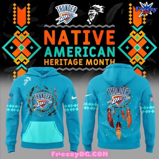 Oklahoma City Thunder Native American Heritage Month 2024 Hoodie