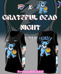 Oklahoma City Thunder x Grateful Dead Night Special Blue Sweatshirt