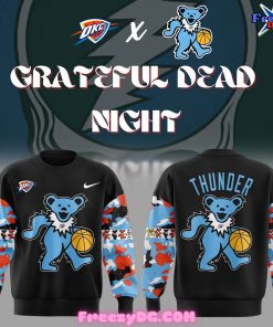 Oklahoma City Thunder x Grateful Dead Night Special Black Sweatshirt