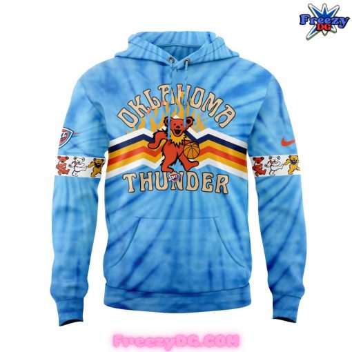 Oklahoma City Thunder x Grateful Dead Night Special Blue Hoodie