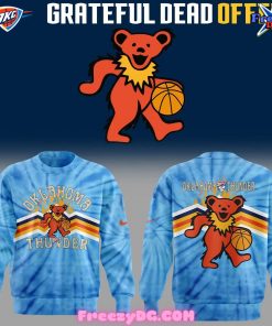 Oklahoma City Thunder x Grateful Dead Night Special Blue Sweatshirt