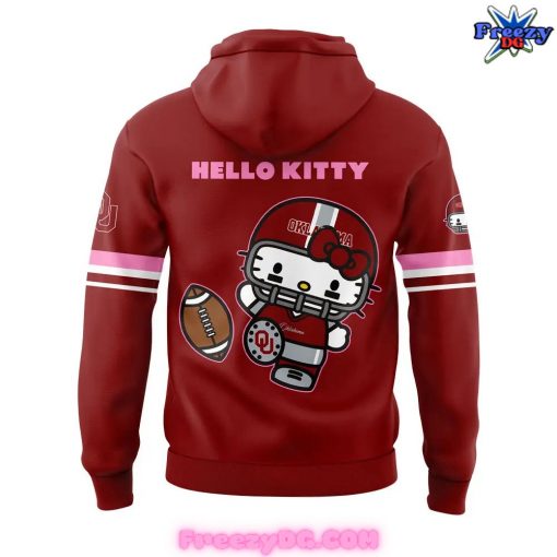 Oklahoma Sooners Hello Kitty Red Hoodie