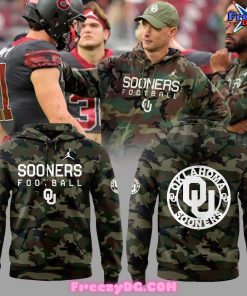 Oklahoma Sooners Military 2024 Limited Camo Hoodie