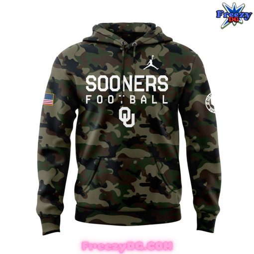 Oklahoma Sooners Military 2024 Limited Camo Hoodie