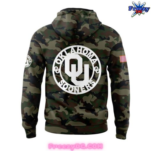 Oklahoma Sooners Military 2024 Limited Camo Hoodie