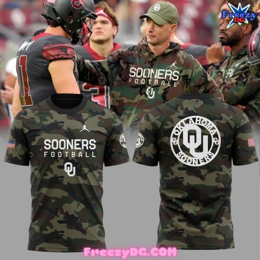 Oklahoma Sooners Military 2024 Limited Camo T-Shirt