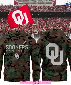 Oklahoma Sooners Military Appreciation 2024 Camo Hoodie