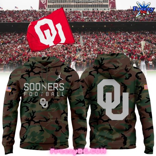 Oklahoma Sooners Military Appreciation 2024 Camo Hoodie