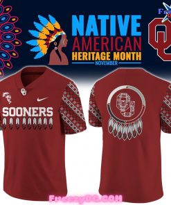 Oklahoma Sooners Native American Heritage Month Special Football Jersey