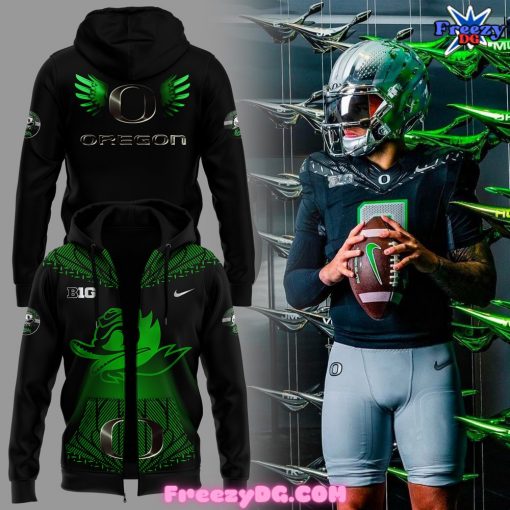 Oregon Ducks Football Limited Edition Zip Hoodie