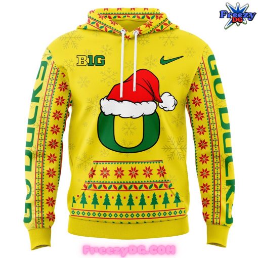 Oregon Ducks Merry Christmas 2024 Hoodie