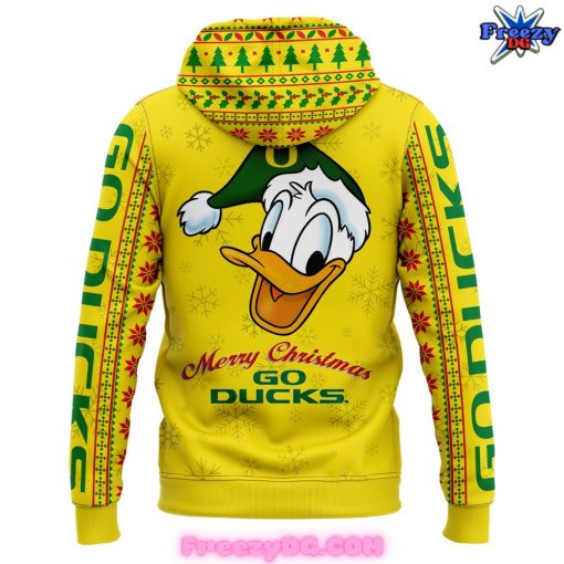 Oregon Ducks Merry Christmas 2024 Hoodie