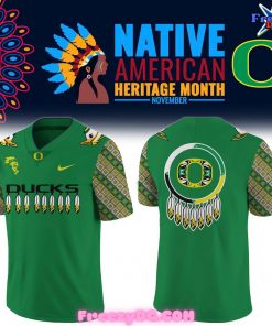 Oregon Ducks Native American Heritage Month Special Football Jersey