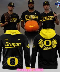 Oregon Ducks Nike Pinstripe 2024 Black Hoodie