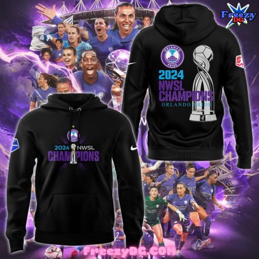 Orlando Pride NWSL Champions 2024 Black Hoodie