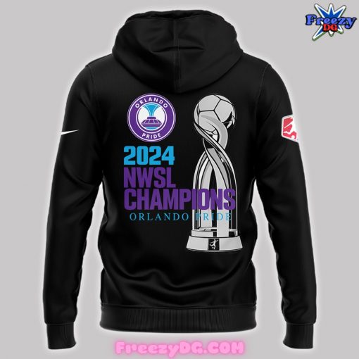 Orlando Pride NWSL Champions 2024 Black Hoodie