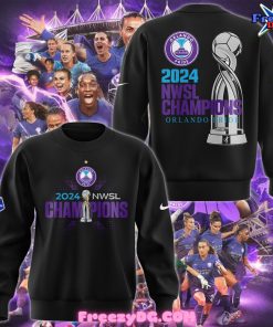 Orlando Pride NWSL Champions 2024 Black Sweatshirt