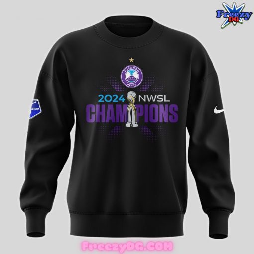 Orlando Pride NWSL Champions 2024 Black Sweatshirt