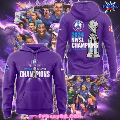 Orlando Pride NWSL Champions 2024 Purple Hoodie