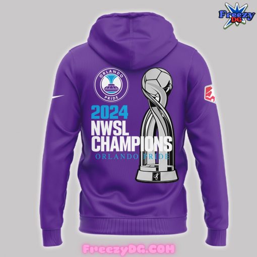 Orlando Pride NWSL Champions 2024 Purple Hoodie