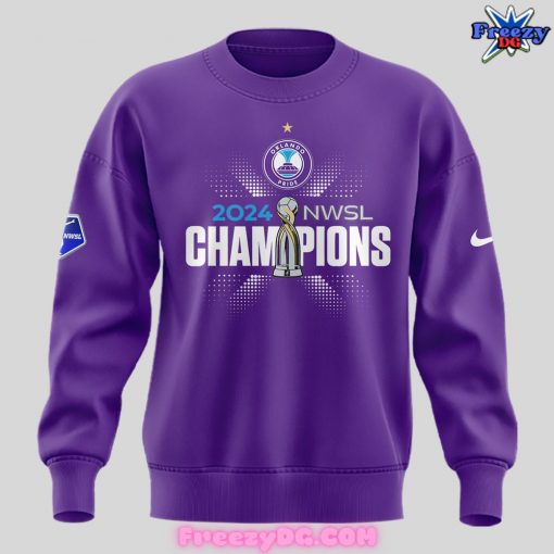 Orlando Pride NWSL Champions 2024 Purple Sweatshirt