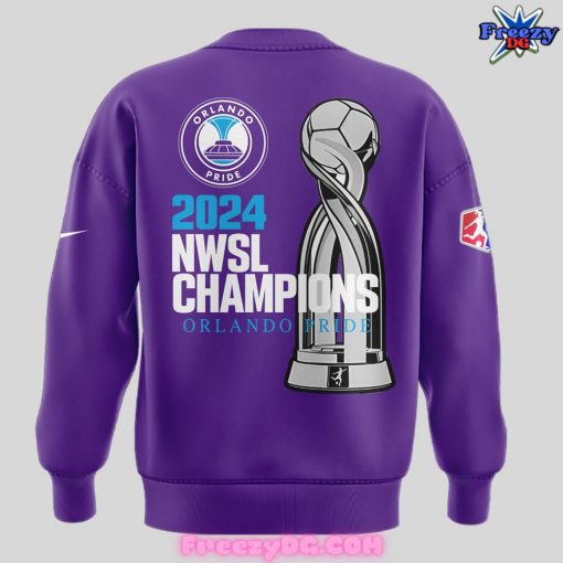 Orlando Pride NWSL Champions 2024 Purple Sweatshirt