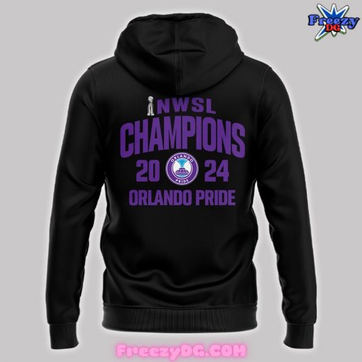 Orlando Pride NWSL Champions 2024 Special Black Hoodie