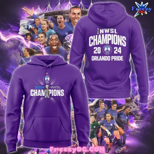 Orlando Pride NWSL Champions 2024 Special Purple Hoodie