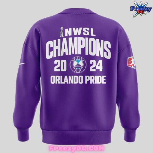 Orlando Pride NWSL Champions 2024 Special Purple Sweatshirt