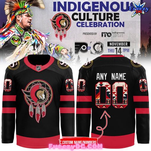 Ottawa Senators Native American Heritage Month 2024 Hockey Jersey