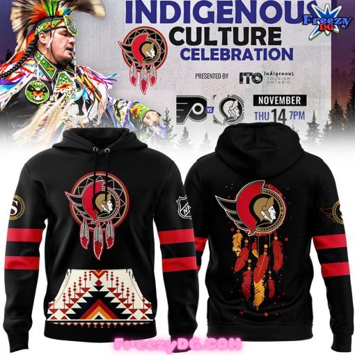 Ottawa Senators Native American Heritage Month 2024 Hoodie