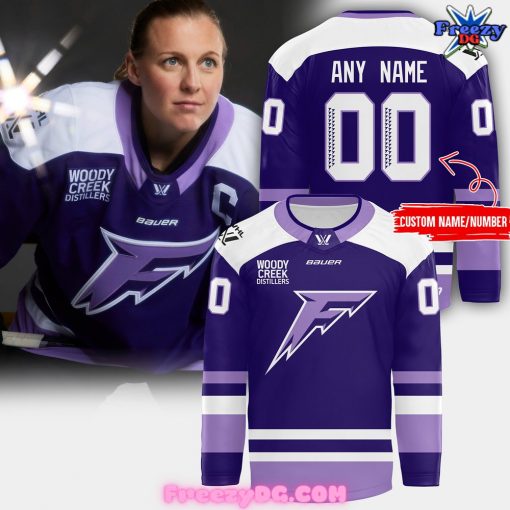 PWHL Minnesota Frost Uniform 2024-25 Special Hockey Jersey