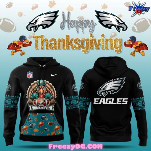 Philadelphia Eagles Happy Thanksgiving 2024 Hoodie