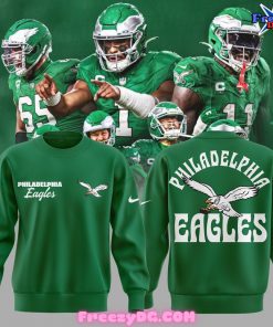 Philadelphia Eagles Kelly Green Special 2024 Sweatshirt