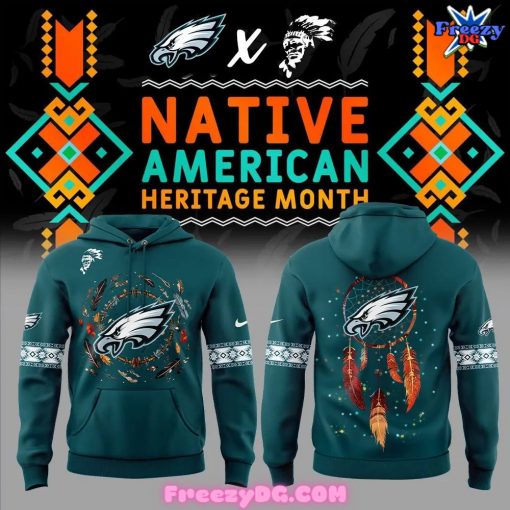 Philadelphia Eagles Native American Heritage Month 2024 Hoodie