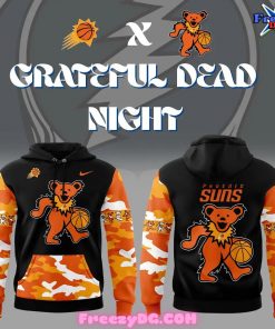 Phoenix Suns Grateful Dead Night 2024 Camo Hoodie