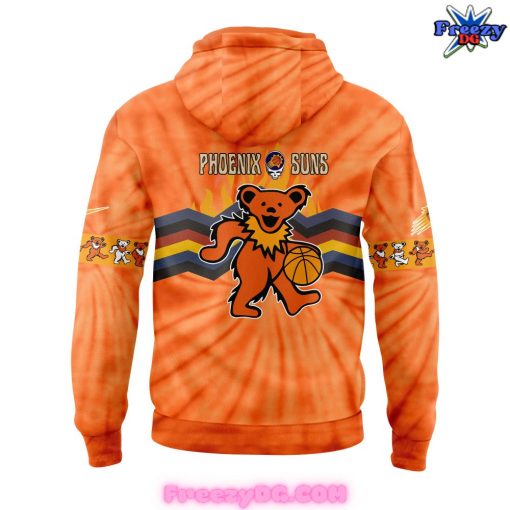 Phoenix Suns Grateful Dead Night 2024 Orange Hoodie