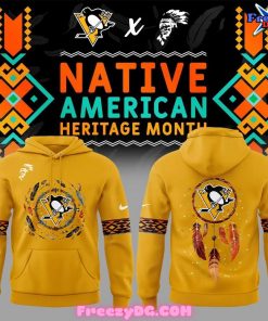 Pittsburgh Penguins Native American Heritage Month 2024 Hoodie