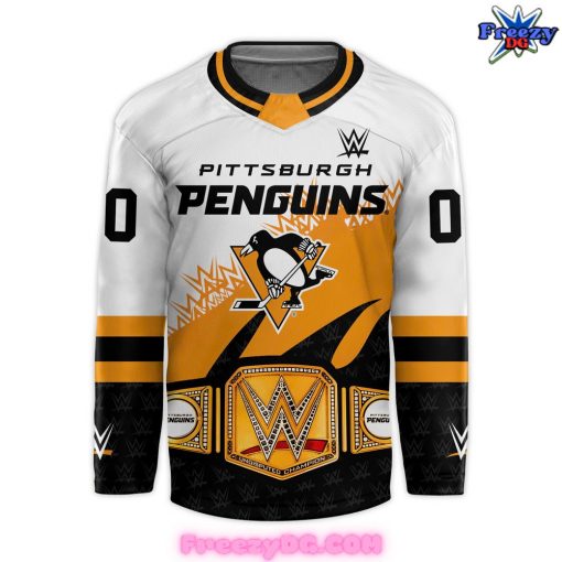 Pittsburgh Penguins x WWE Hockey Jersey