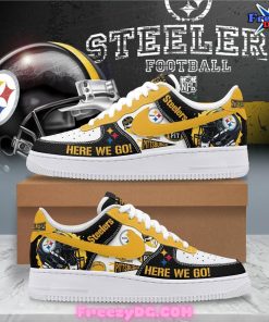 Pittsburgh Steelers Here We Go Special Nike Air Force 1