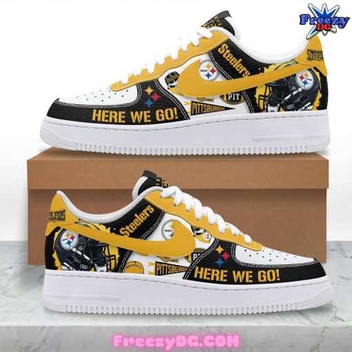 Pittsburgh Steelers Here We Go Special Nike Air Force 1