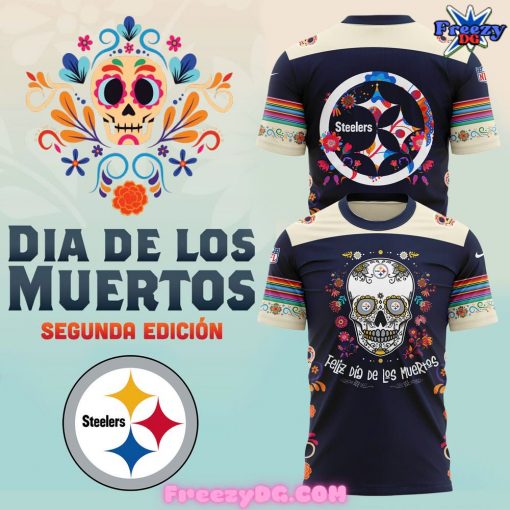 Pittsburgh Steelers NFL Dia De Los Muertos T-Shirt