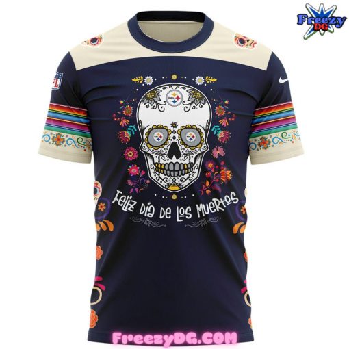 Pittsburgh Steelers NFL Dia De Los Muertos T-Shirt