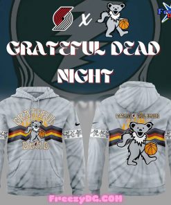 Portland Trail Blazers Grateful Dead Night 2024 Hoodie